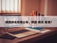 陕西肺炎疫情公布，陕西 肺炎 疫情？